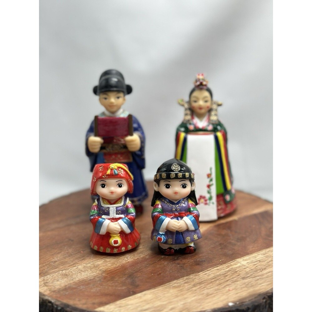 Danisl Art Gallery Korean Folk Figurines Chosun Lot Of 4